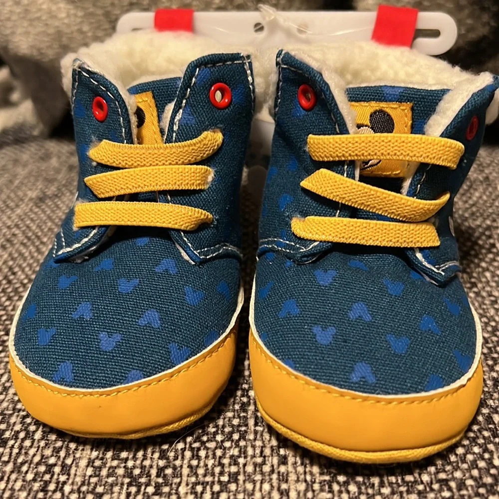 NWT Disney Baby Fleece Lined Shoes